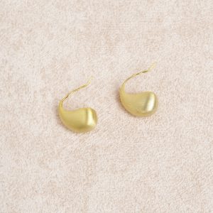 Gold Brass Earrings