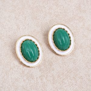Green Earrings