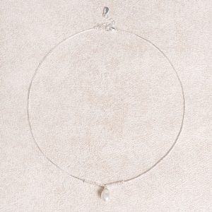 White Brass Necklace